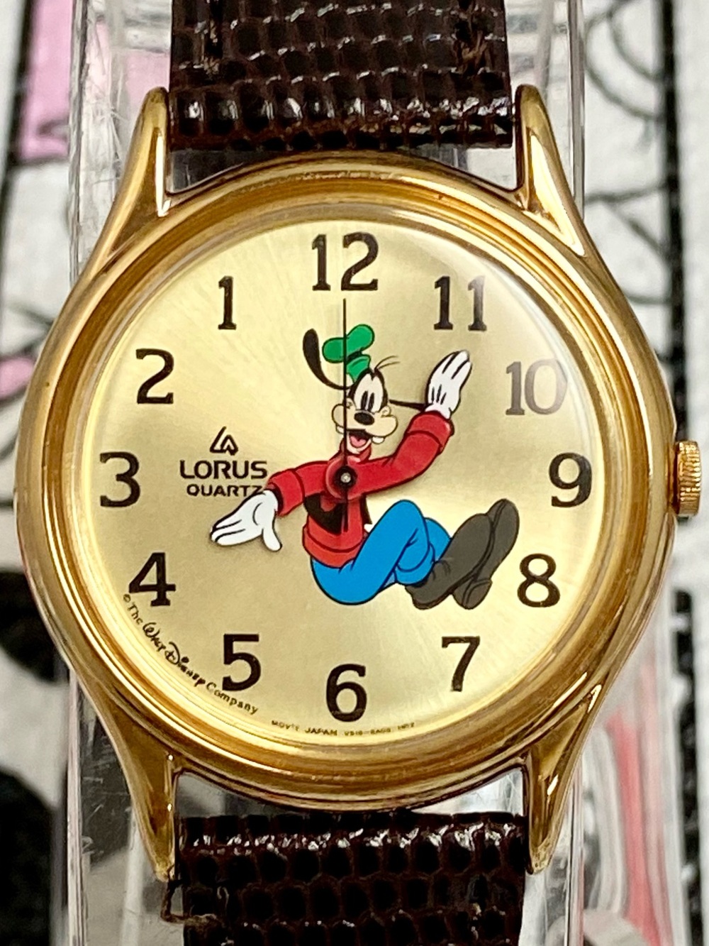 Vintage Disney X Lorus by Seiko Backwards Running Goofy Watch
